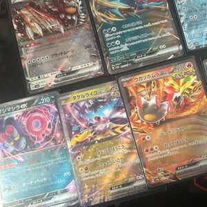 Set of 9 ex Pokémon Trading Cards